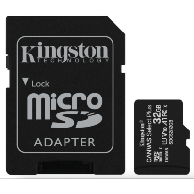 Карта памяті MicroSD Kingston 32GB Class 10 a1