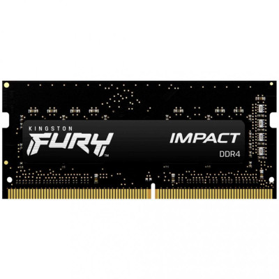 Пам'ять для ноутбуків Kingston FURY 16 GB SO-DIMM DDR4 3200 MHz Impact (KF432S20IB/16)