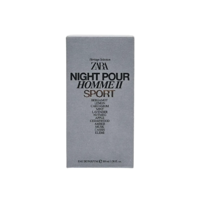 Парфумована вода для Чоловіків ZARA Night Pour Homme ll Sport 100ml