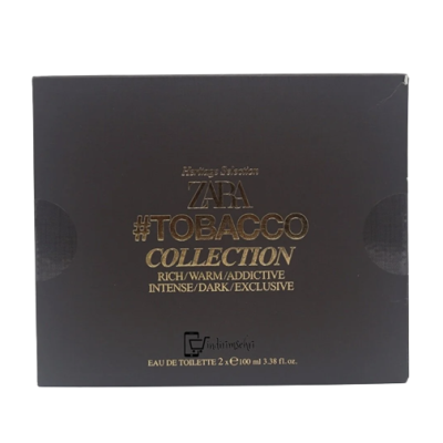 Туалетна вода для Чоловіків ZARA Tobacco Intense Dark Exclusive + Rich Warm Addictive 2x100ml