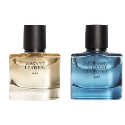Парфумована вода для Чоловіків ZARA Комплект Vibrant Leather + Vibrant Leather Bogoss 2×60ml