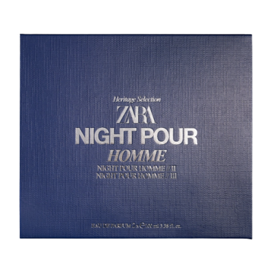 Парфумована вода для Чоловіків ZARA Комплект Night Pour Homme ll + Night Pour Homme lll 100ml