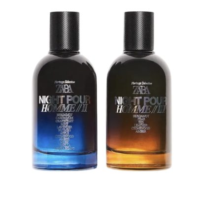 Парфумована вода для Чоловіків ZARA Комплект Night Pour Homme ll + Night Pour Homme lll 100ml