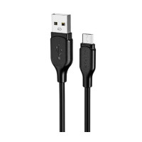 Кабель Borofone BX42 USB - MicroUSB (2.4A/1м) Black