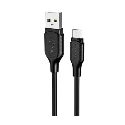 Кабель Borofone BX42 USB - MicroUSB (2.4A/1м) Black