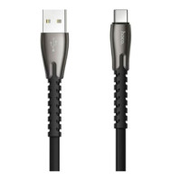 Кабель HOCO U58 USB - Type-C (1.2М) (30pc) Black