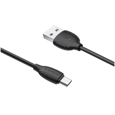 Кабель Borofone BX19 USB - MicroUSB (2.4A/1м)  Black