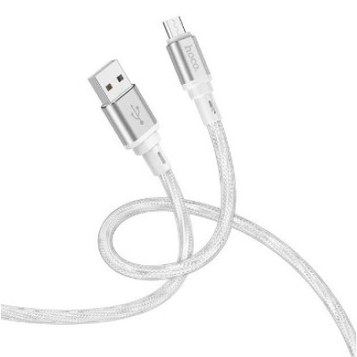 Кабель HOCO X98 USB - MicroUSB Silver