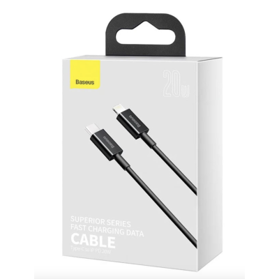 Кабель Baseus Superior Series Fast Charging Type-C to Lightning PD 20W (2m) (CATLYS-C) (Чорний)