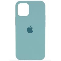 Чохол Silicone Case Full Protective (AA) для Apple iPhone 12 Pro / 12 (6.1") ( Marine Green)