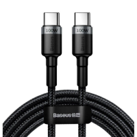 Кабель USB Baseus Cafule Type-C to Type-C 1m 60W Black/Gray