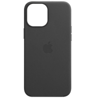 Шкіряний чохол Leather Case (AA Plus) with MagSafe для Apple iPhone 13 Pro Max (6.7") (Black)