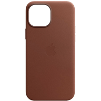 Шкіряний чохол Leather Case (AAA) with MagSafe для Apple iPhone 14 Pro (6.1") (Golden Brown)