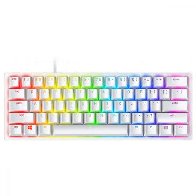Клавіатура Razer Huntsman mini Mercury Red Switch RU White (RZ03-03392200-R3R1)