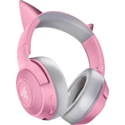 Навушники з мікрофоном Razer Kraken BT Kitty Edition Quartz (RZ04-03520100-R3M1)