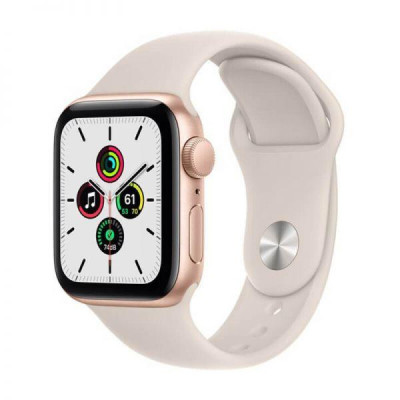 Смарт-годинник Apple Watch SE GPS 40mm Gold Aluminum Case w. Starlight S. Band (MKQ03)