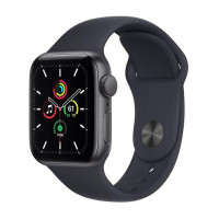 Смарт-годинник Apple Watch SE GPS 40mm Space Gray Aluminum Case w. Midnight S. Band (MKQ13)