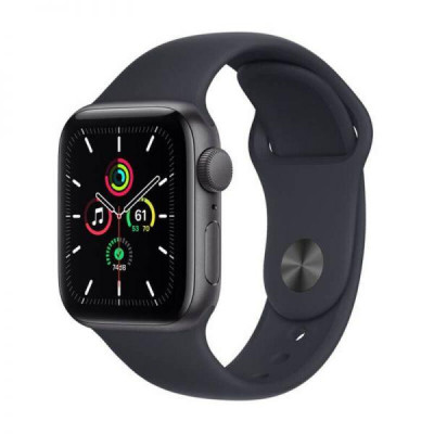 Смарт-годинник Apple Watch SE GPS 40mm Space Gray Aluminum Case w. Midnight S. Band (MKQ13)
