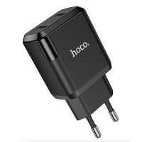 Мережевий зарядний пристрій Hoco BN7 (2USB/2,1A) Black