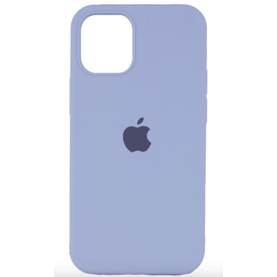 Чохол Silicone Case Full Protective (AA) для Apple iPhone 14 Pro (6.1") (Блакитний / Lilac Blue)