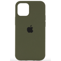 Чохол Silicone Case Full Protective (AA) для Apple iPhone 14 Pro Max (6.7") (Зелений / Dark Olive)