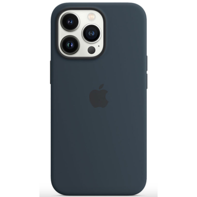 Чохол Silicone Case Full Protective (AA) для Apple iPhone 14 Pro Max (6.7") (Синій / Abyss Blue)