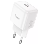 Мережевий зарядний пристрій Hoco N32 Glory 30W PD USB-C White