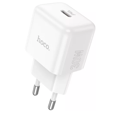 Мережевий зарядний пристрій Hoco N32 Glory 30W PD USB-C White