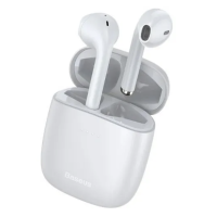 Бездротові Bluetooth Навушники Baseus Encok W04 White