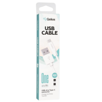 Кабель USB Gelius One GP-UC120 (2m) Type-C White