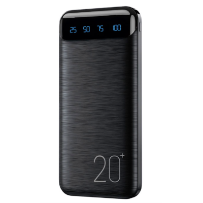Зовнішній акумулятор (Power Bank) WK WP-163 20000mah Black