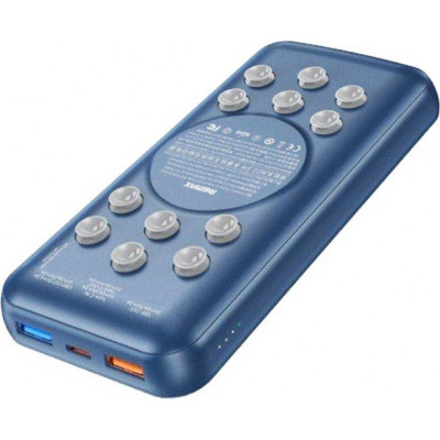 Зовнішній акумулятор (Power Bank) REMAX RPP-207 Tanyl Series 15W Dual USB Port 20000mAh Blue