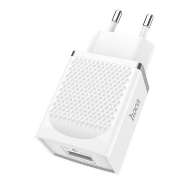 Мережевий зарядний пристрій Hoco C42A QC 3.0 White