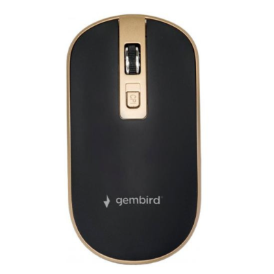 Мишка Gembird MUSW-4B-06-BG Wireless Black-Gold