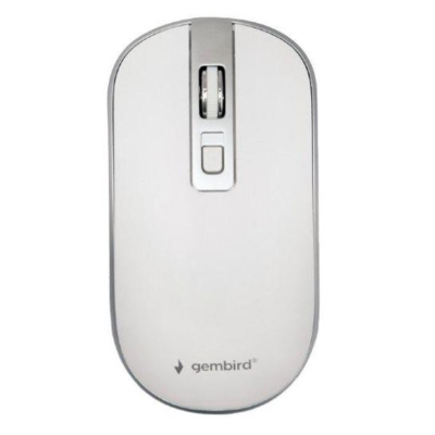 Мишка Gembird MUSW-4B-06-WS Wireless White-Silver