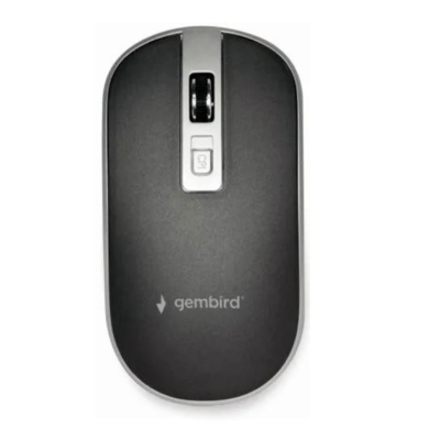 Мишка Gembird MUSW-4B-06-BS Wireless Black-Silver