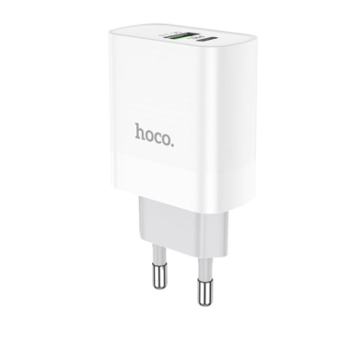 Мережевий зарядний пристрій Hoco C80A White