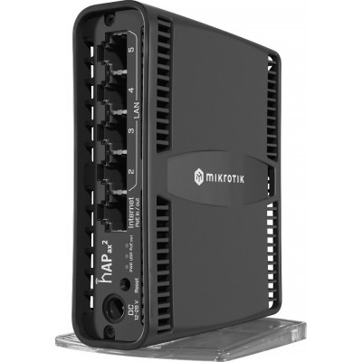 Бездротовий маршрутизатор (роутер) Mikrotik hAP AX2 (C52iG-5HaxD2HaxD-TC)