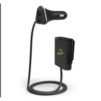 Автомобільний зарядний пристрій Totu Design 9.6A 4USB 1.8m Black