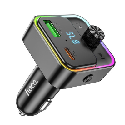 FM-модулятор Hoco E81 Fantasy PD30W+QC3.0 Black