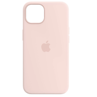 Чехол Silicone case (AAA) ful with Mag safe для Apple iPhone 13 (6.1") (Рожевий / Chalk Pink)