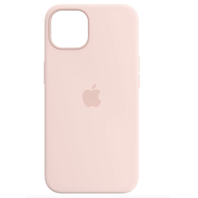 Чехол Silicone case (AAA) ful with Mag safe для Apple iPhone 13 Pro (6.1") (Рожевий / Chalk Pink)