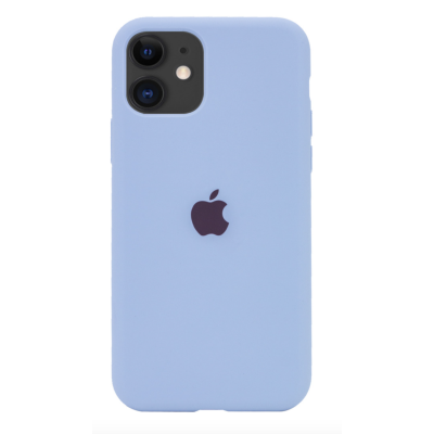 Чохол Silicone case (AA) для Apple iPhone 11 (6.1") (Lilac Blue)