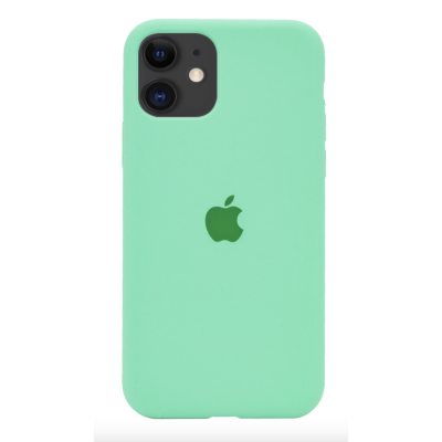 Чохол Silicone case (AA) для Apple iPhone 11 (6.1") (Зелений / Spearmint)