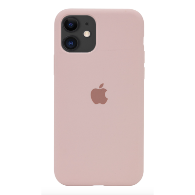 Чохол Silicone case (AA) для Apple iPhone 11 (6.1") (Рожевий / Pink Sand)