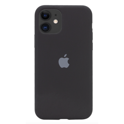 Чохол Silicone case (AA) для Apple iPhone 11 (6.1")(Black)