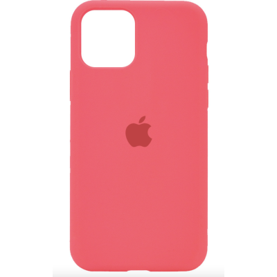 Чехол Silicone case (AA) для Apple iPhone 11 (6.1")(Кавуновий / Watermelon red)