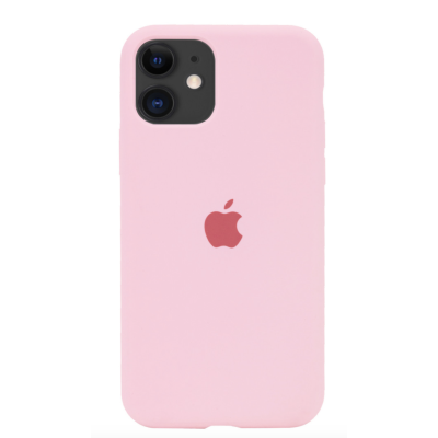 Чохол Silicone case (AA) для Apple iPhone 11 (6.1")(Рожевий / Light pink)
