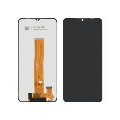 Дисплей для Samsung M127F Galaxy M12 (2021) з чорним тачскріном Service Pack