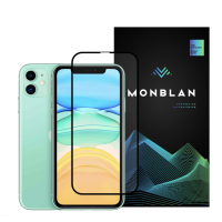 Захисне скло Monblan для iPhone Xr/11 2.5D Anti Static 0.26mm Black